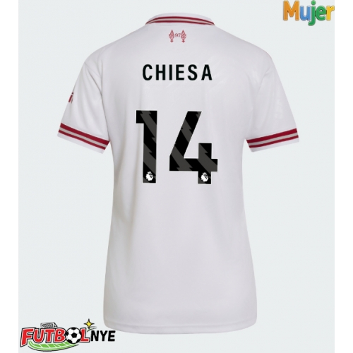 Camiseta Liverpool Federico Chiesa #14 Visitante Equipación para mujer 2026-27 manga corta